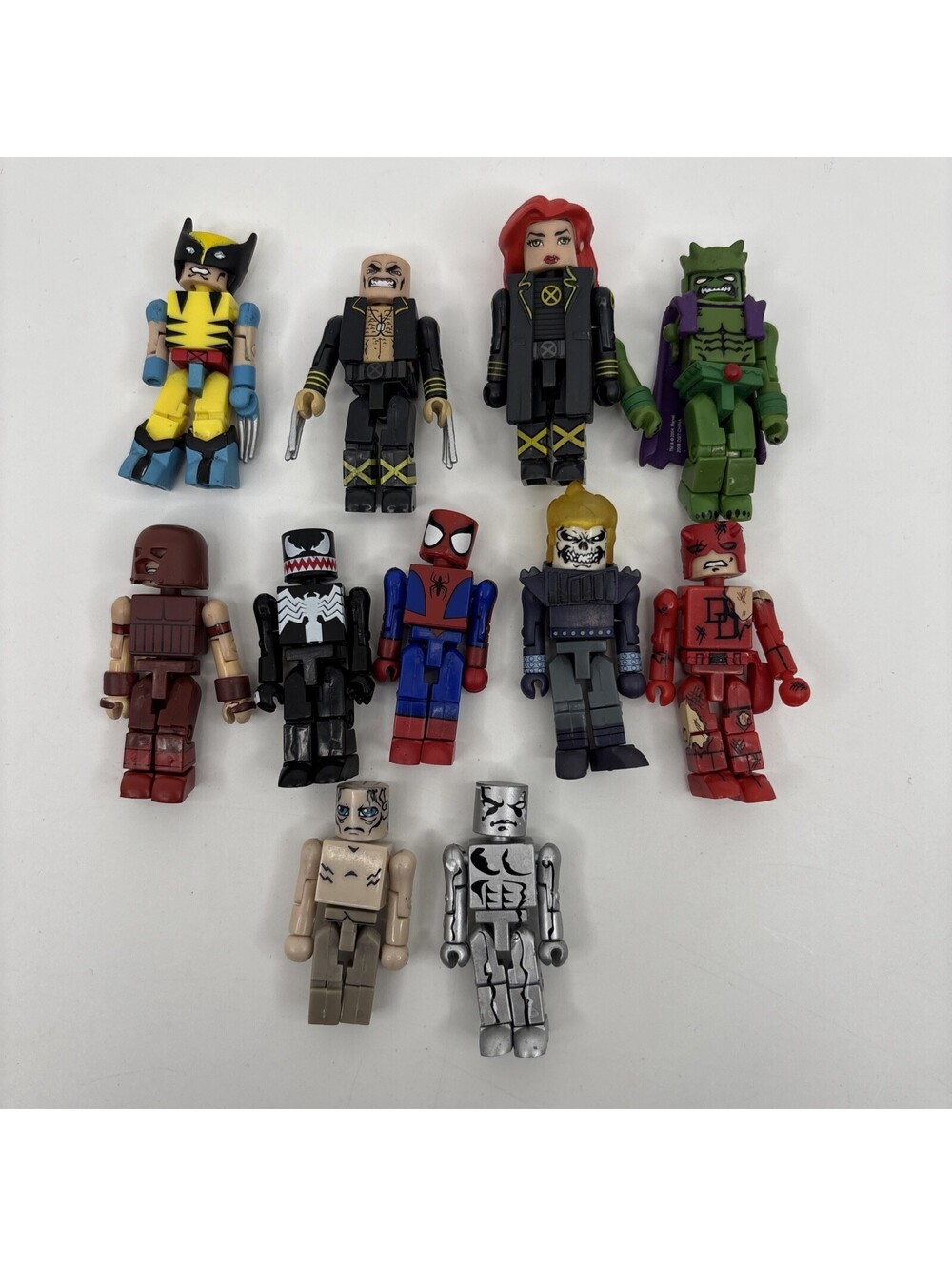 Marvel Minimates Figure Lot Of 11 X-Men Spider-Man Venom Daredevil